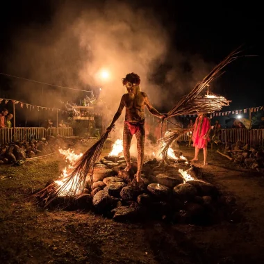 Caminhada sobre o fogo