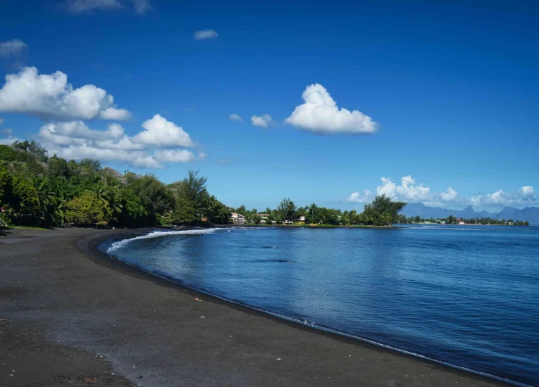 As praias de Tahiti
